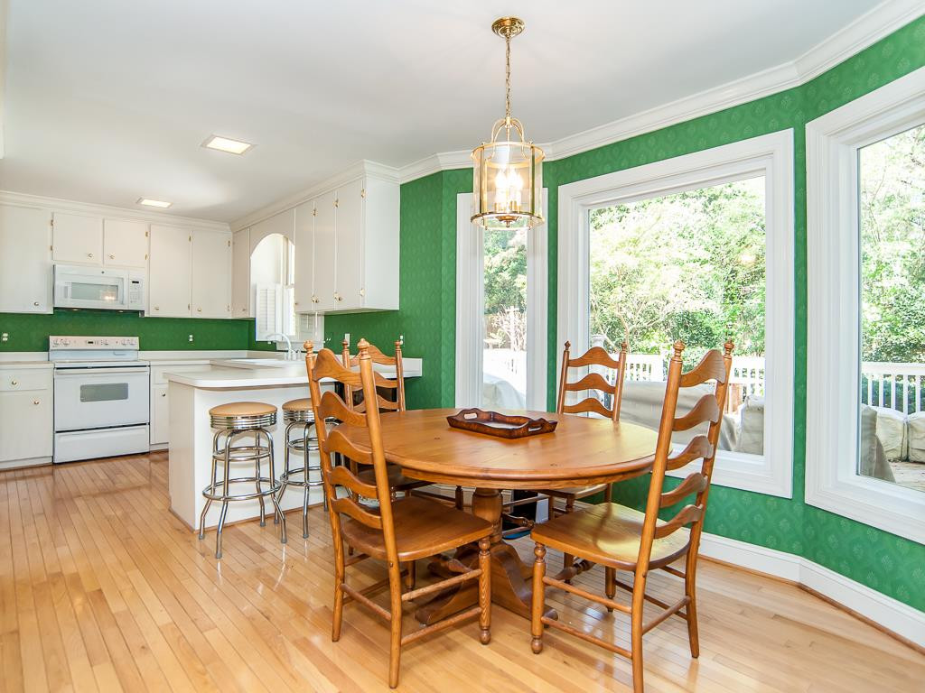 6920 Slade Hill Road Raleigh, NC 27615 - Photo 10 of 30 Eat in Kitchen overlooking gorgeous backyard Kitchen