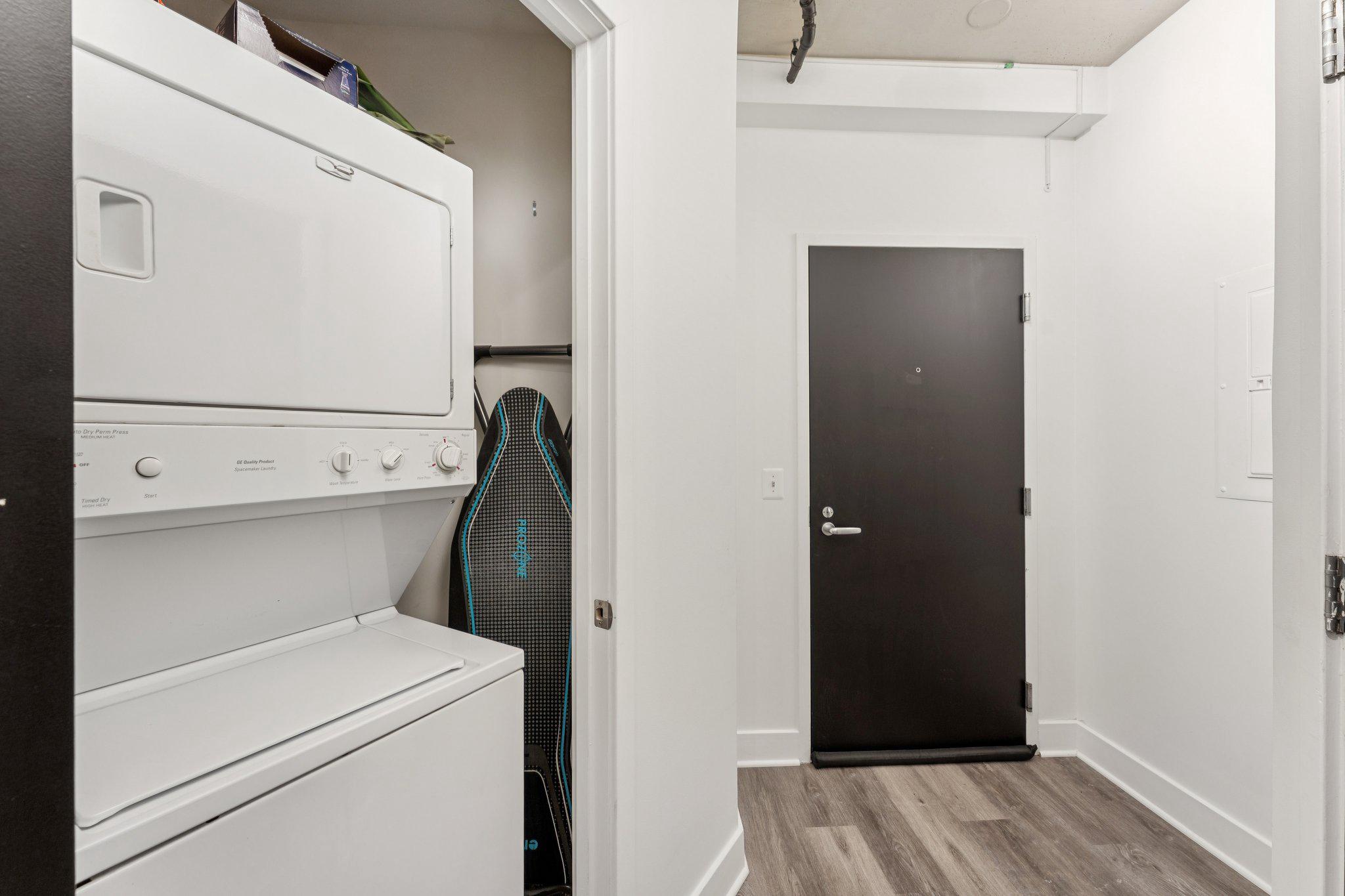 2125 14th Street Northwest, Unit 230 Washington, DC 20009 - Photo 16 of 20 Efficient laundry nook by the entrance.