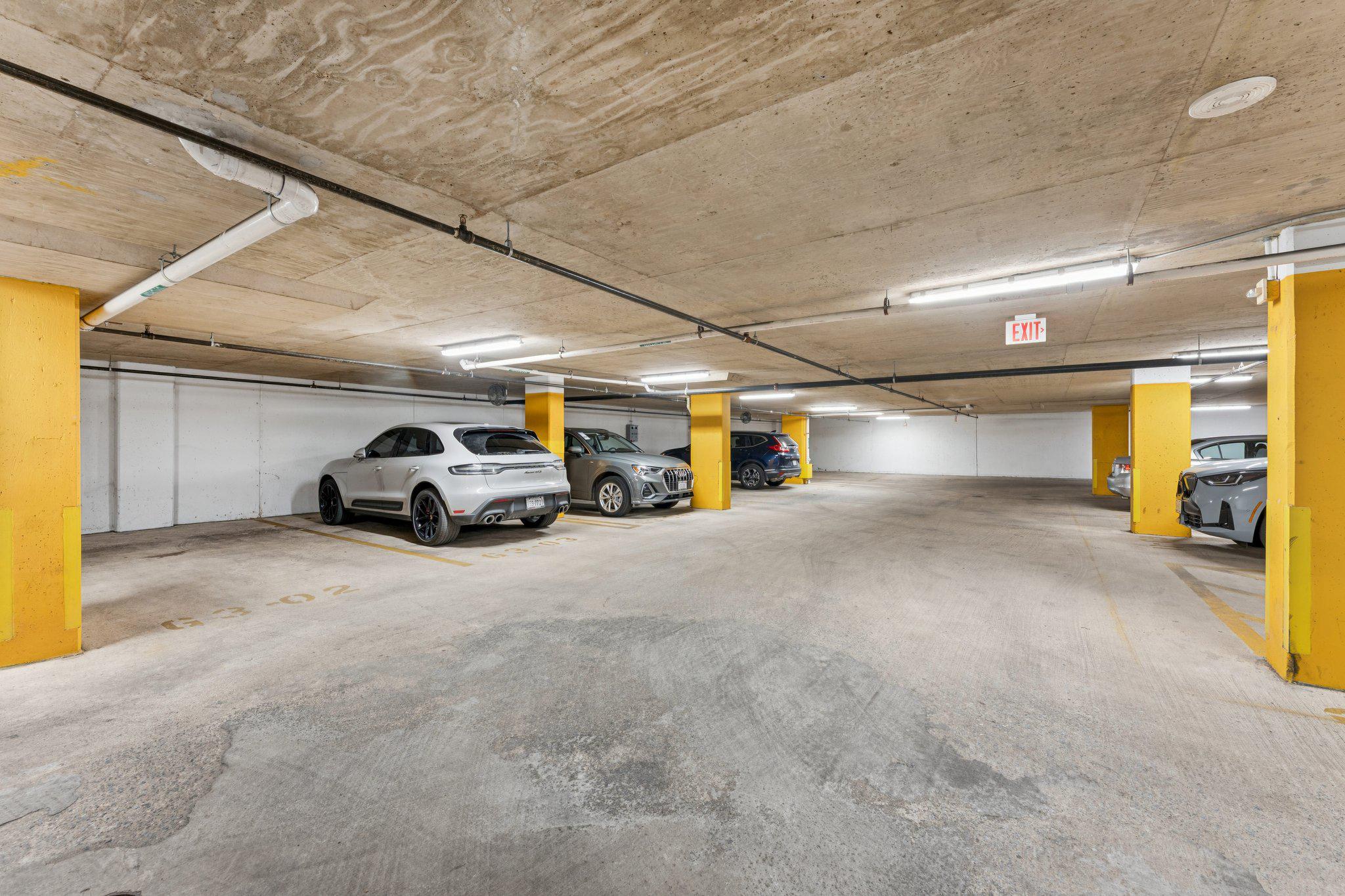 2125 14th Street Northwest, Unit 230 Washington, DC 20009 - Photo 17 of 20 Spacious underground parking area.