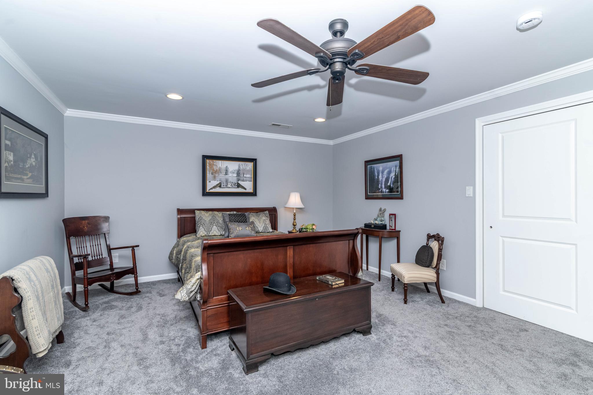 9 Alcott Way Marlton, NJ 08053 - Photo 43 of 51 a living room with furniture and a ceiling fan