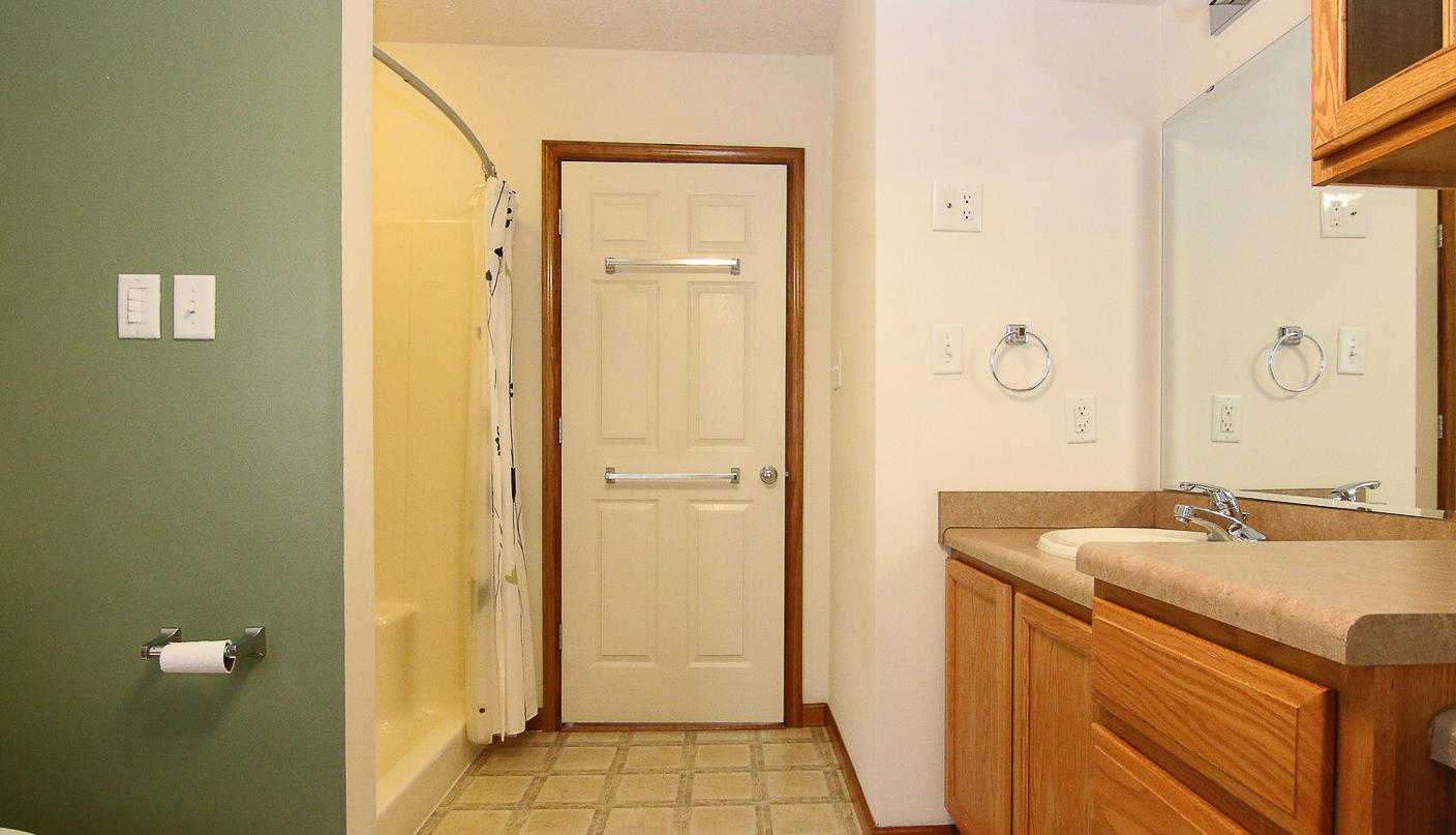 860 Beech Mountain Road Ferrum, VA 24088 - Photo 22 of 48 a bathroom with a sink and a mirror