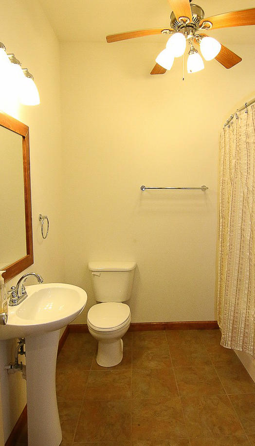 860 Beech Mountain Road Ferrum, VA 24088 - Photo 35 of 48 a bathroom with a sink a toilet and mirror