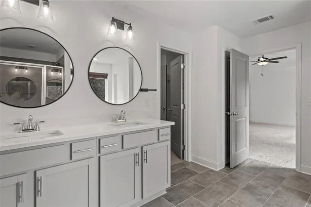 a view of small space with wooden floor