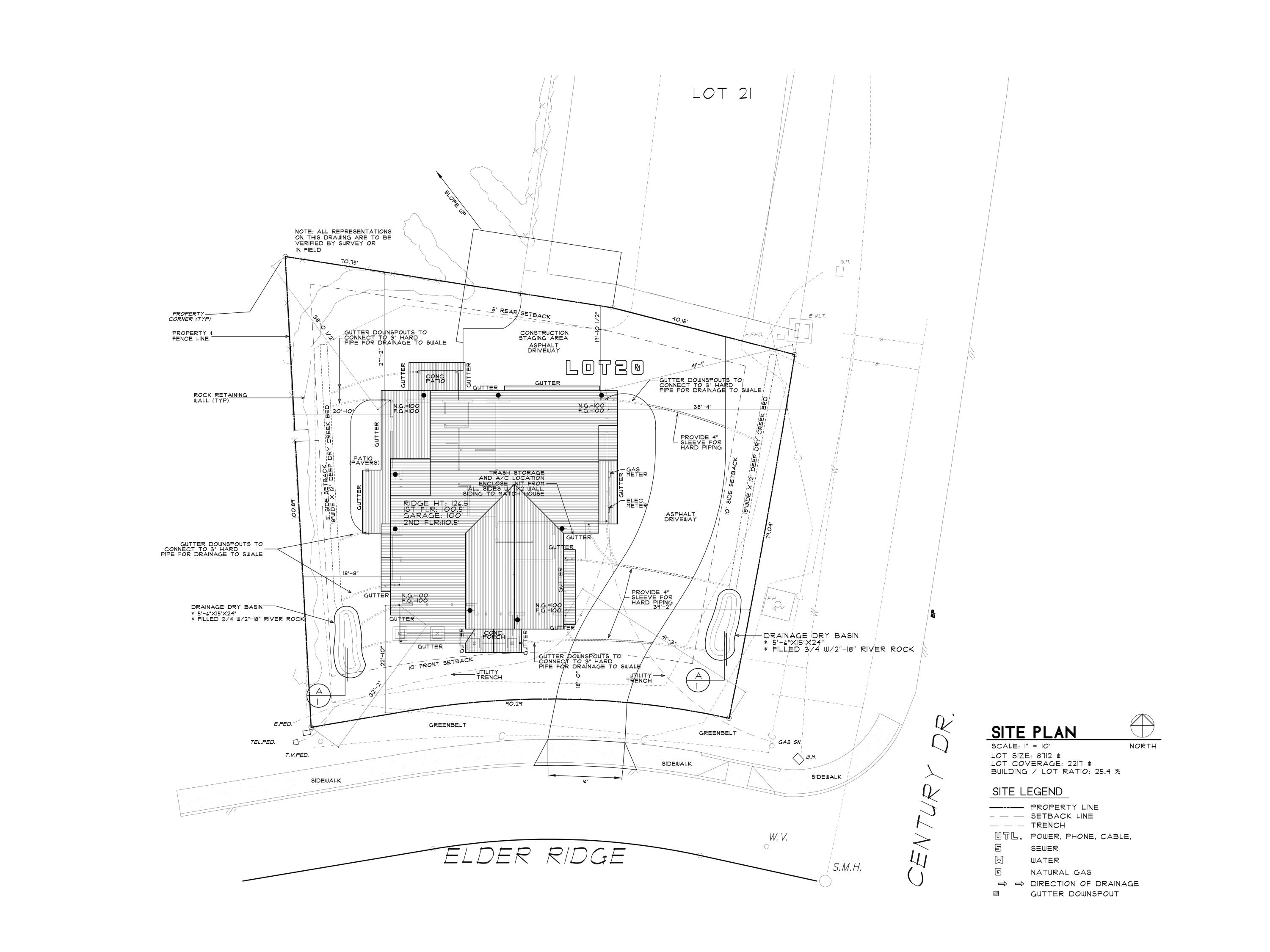 61491 Elder Ridge Street Bend, OR 97702 - Photo 30 of 32 61491 Elder Ridge - Site Plan