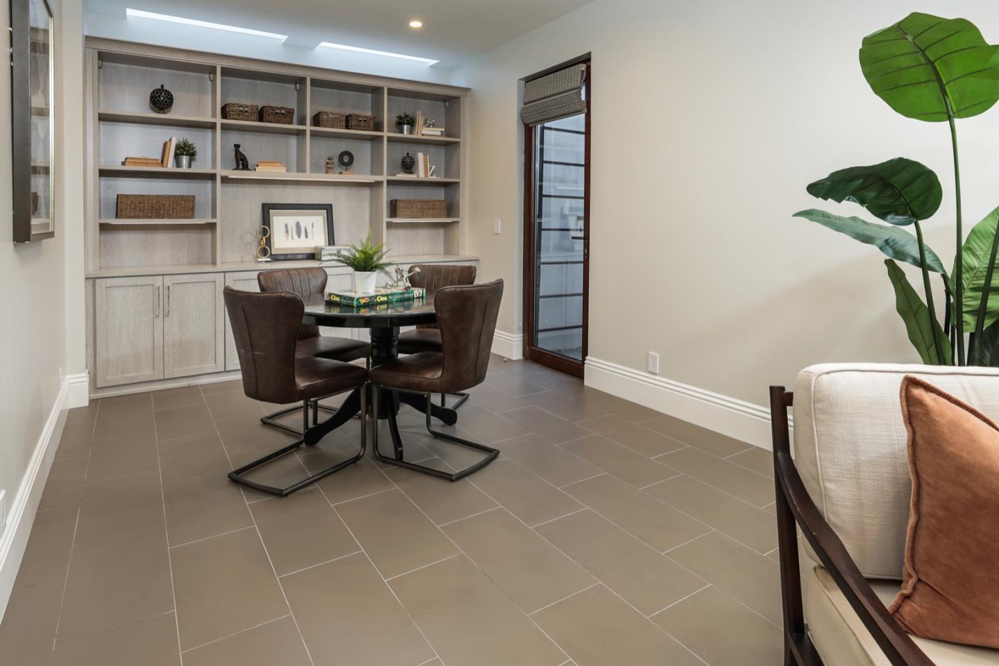 319 Walsh Road Atherton, CA 94027 - Photo 13 of 28 a view of a workspace with furniture and a potted plant