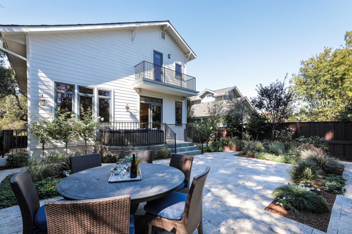 319 Walsh Road Atherton, CA 94027 - Photo 23 of 28 a view of house with backyard and sitting area