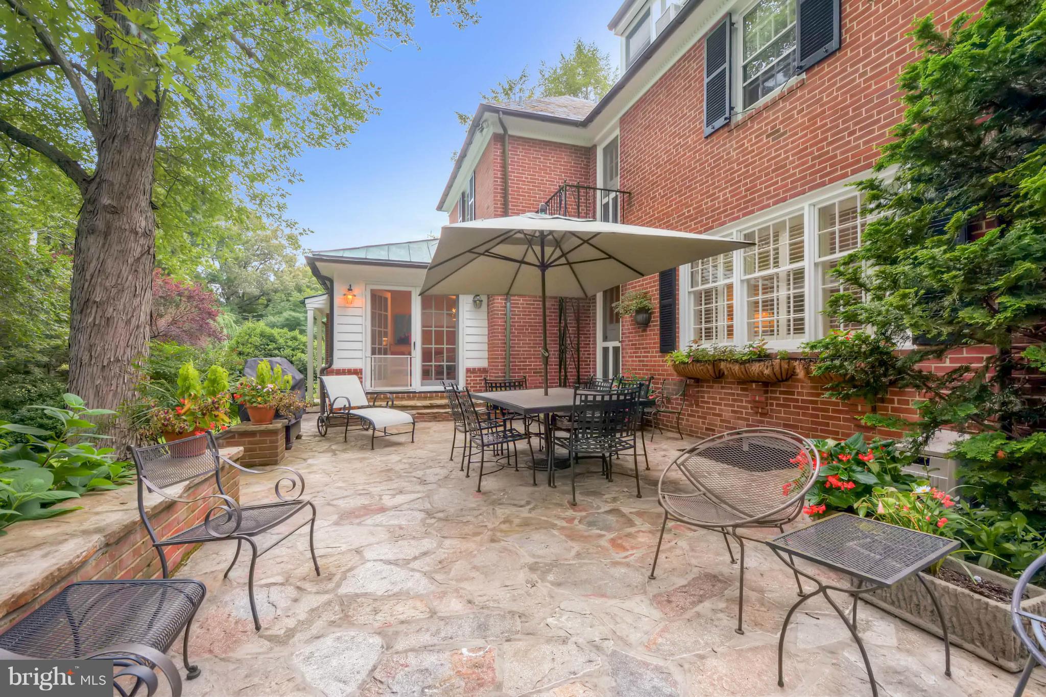 109 Castlewood Road Baltimore, MD 21210 - Photo 27 of 30 Stone Patio in Private Backyard
