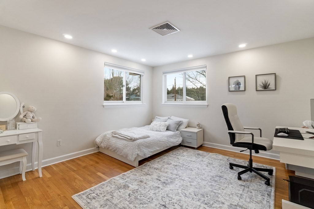 51 Donna Road Newton, MA 02459 - Photo 16 of 30 a bedroom with 2 bed and a window