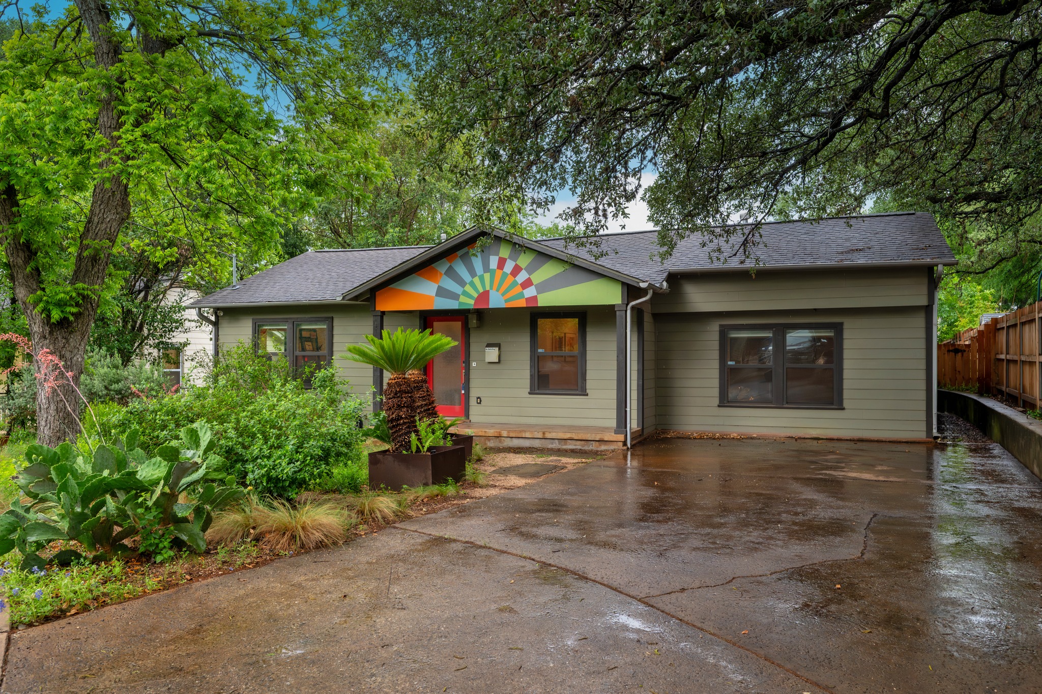 2111 Wright Street Austin, TX 78704 - Photo 30 of 30 a front view of a house with garden