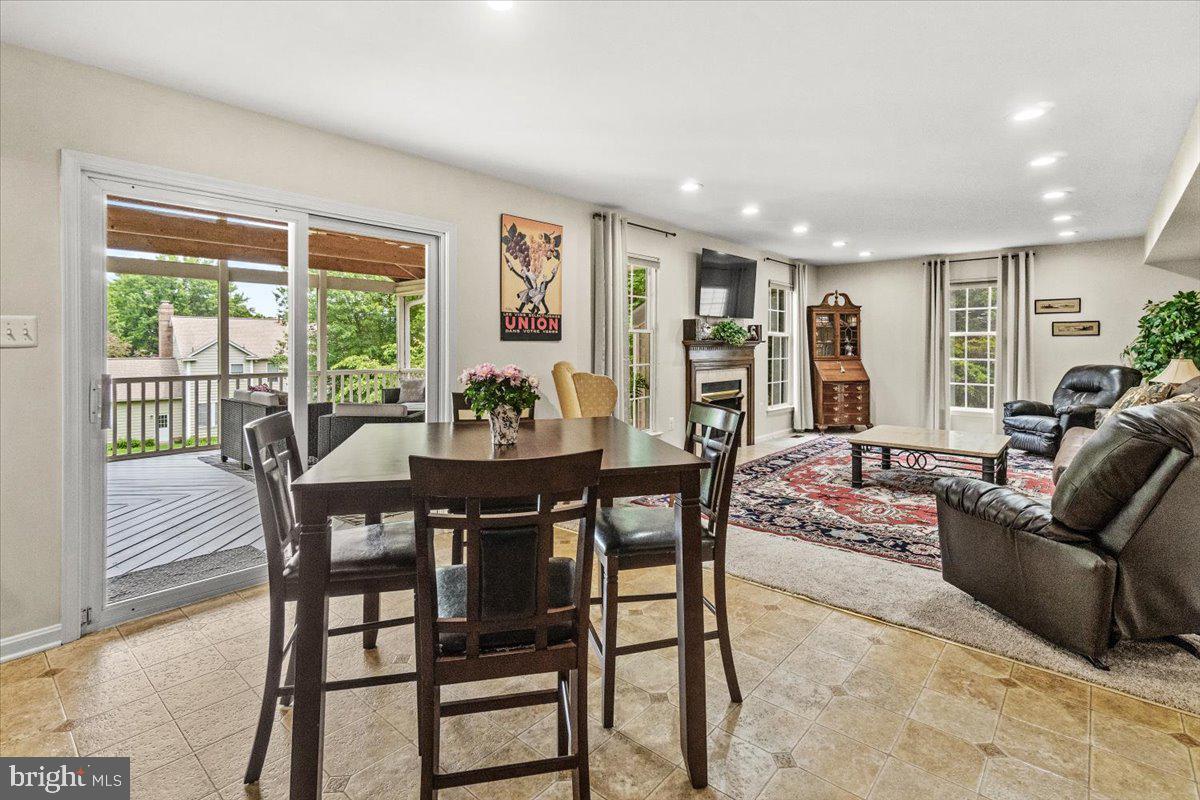 2218 West Greenleaf Drive Frederick, MD 21702 - Photo 15 of 46 a view of a dining room with furniture window and outside view