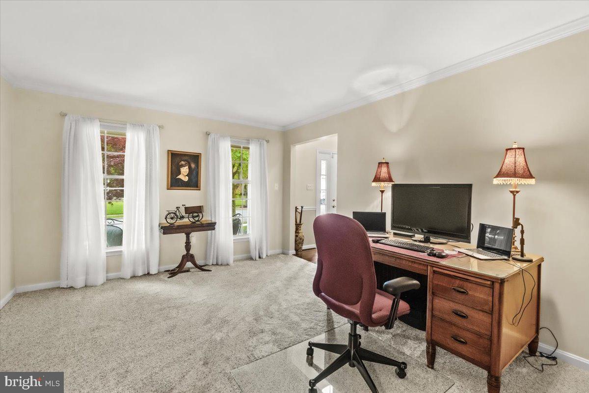 2218 West Greenleaf Drive Frederick, MD 21702 - Photo 38 of 46 a view of a workspace with furniture and a window