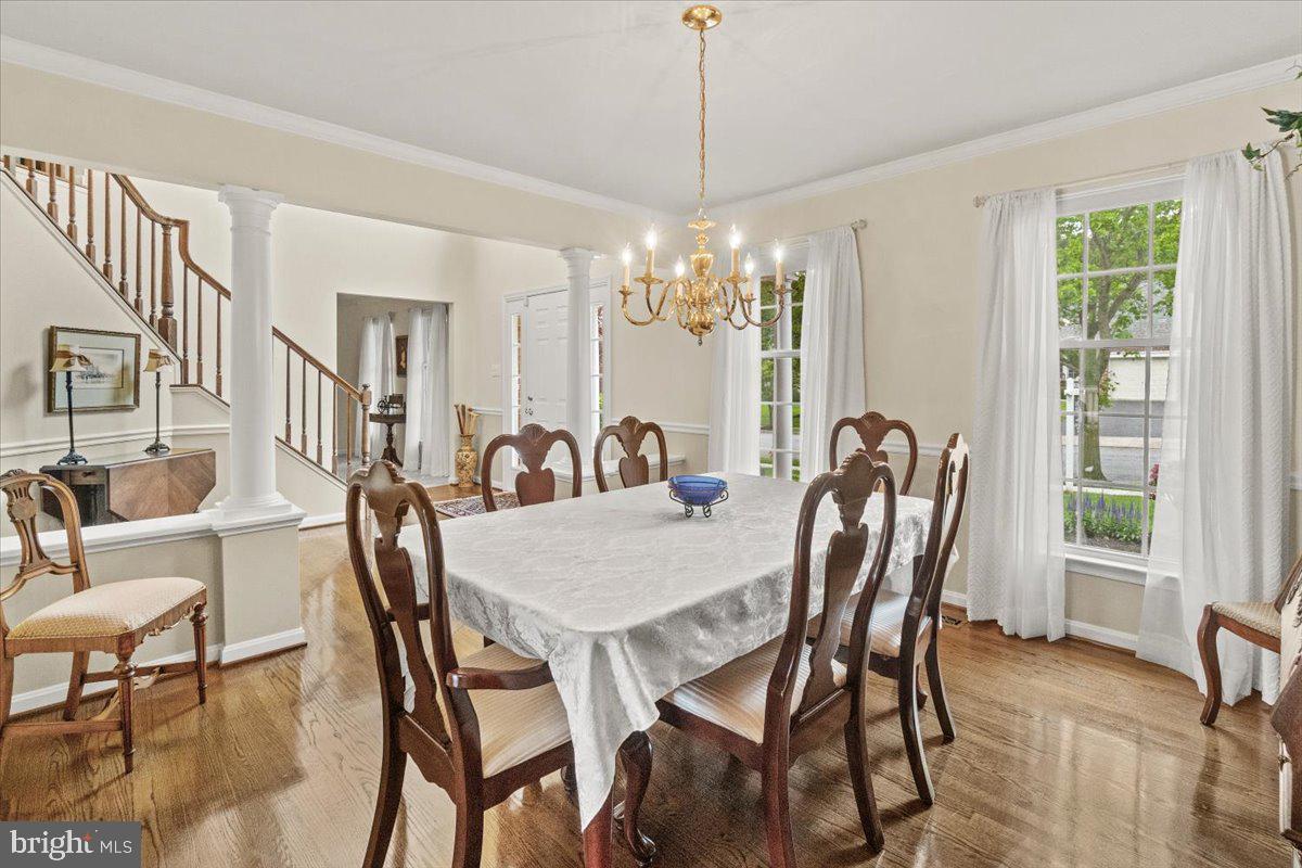 2218 West Greenleaf Drive Frederick, MD 21702 - Photo 8 of 46 a view of a dining room with furniture window and outside view