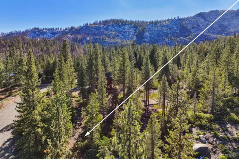 a view of a city with a mountain