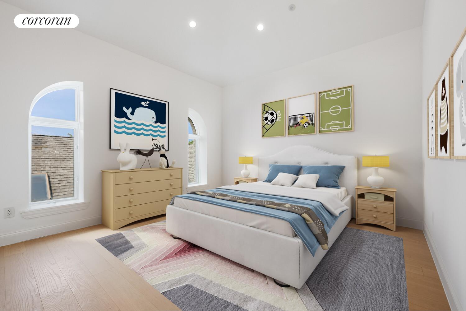 4 Angelas Place Bronx, NY 10026 - Photo 28 of 68 a bedroom with a bed and a couch