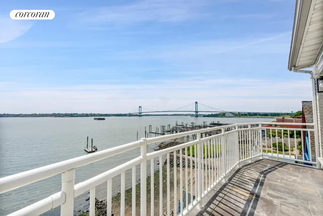 a view of a chandelier in an empty room