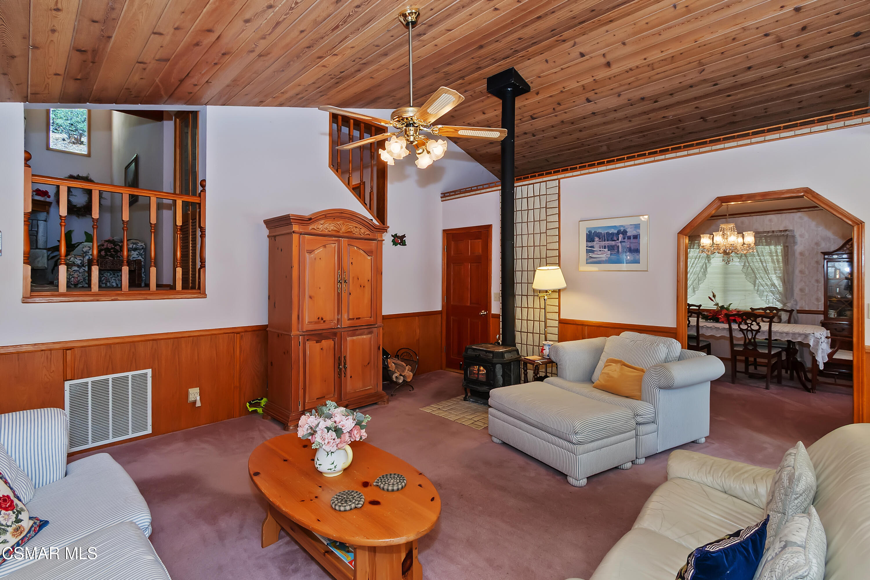 27618 West Shore Road Lake Arrowhead, CA 92352 - Photo 13 of 50 a living room with furniture and wooden floor