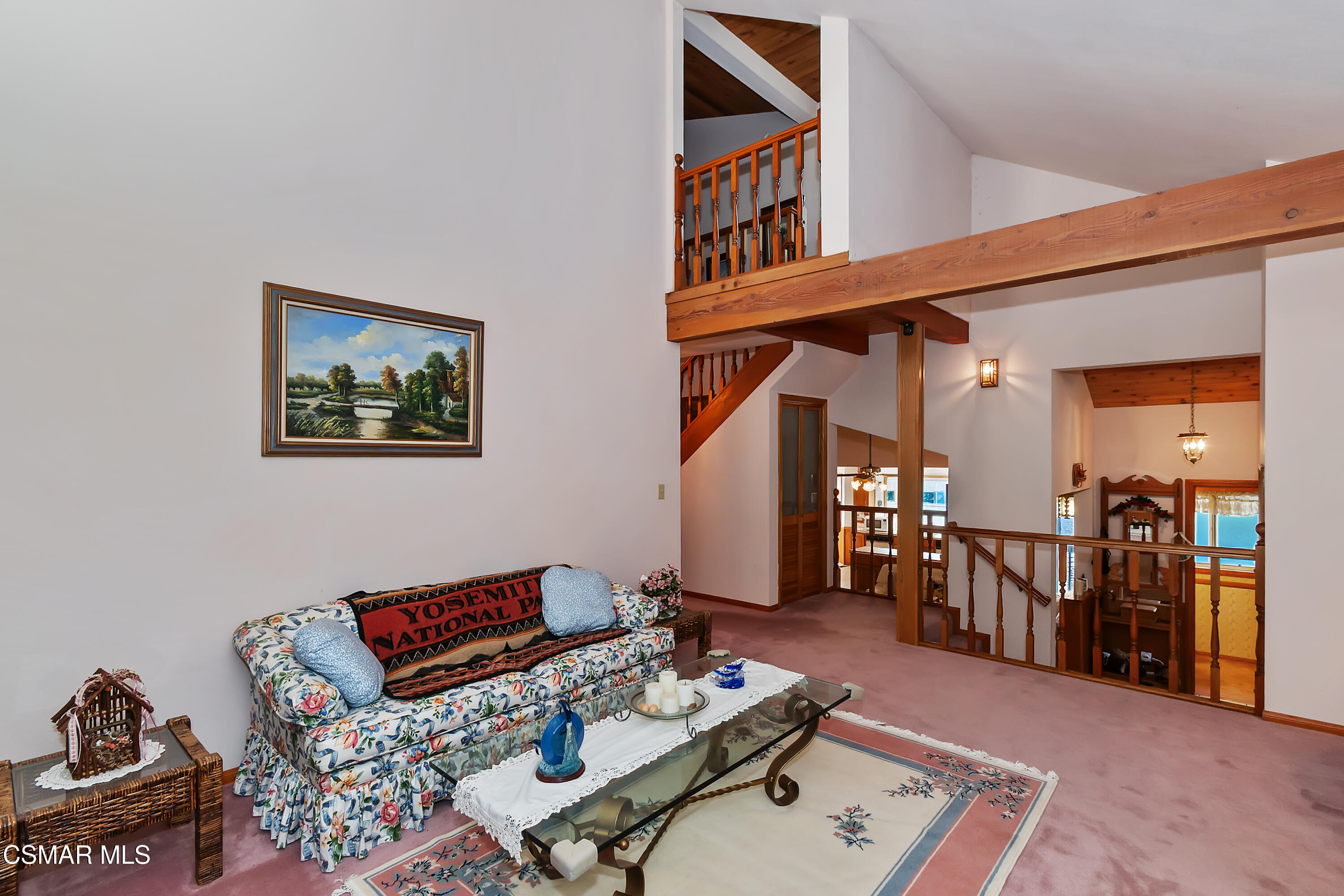27618 West Shore Road Lake Arrowhead, CA 92352 - Photo 27 of 50 a living room with furniture and wooden floor