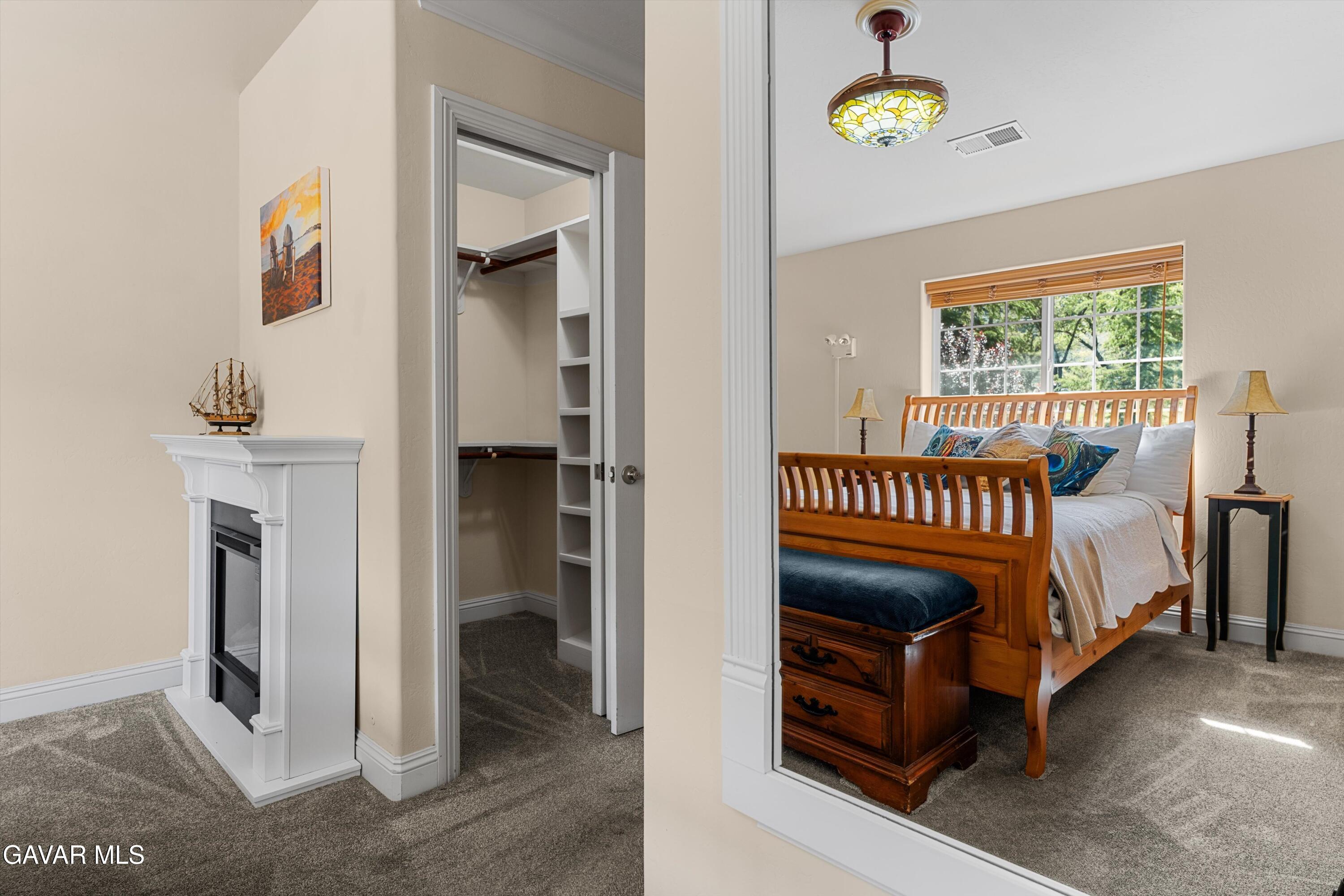 18250 Arosa Road Tehachapi, CA 93561 - Photo 25 of 71 a view of a bedroom with a bed and a window