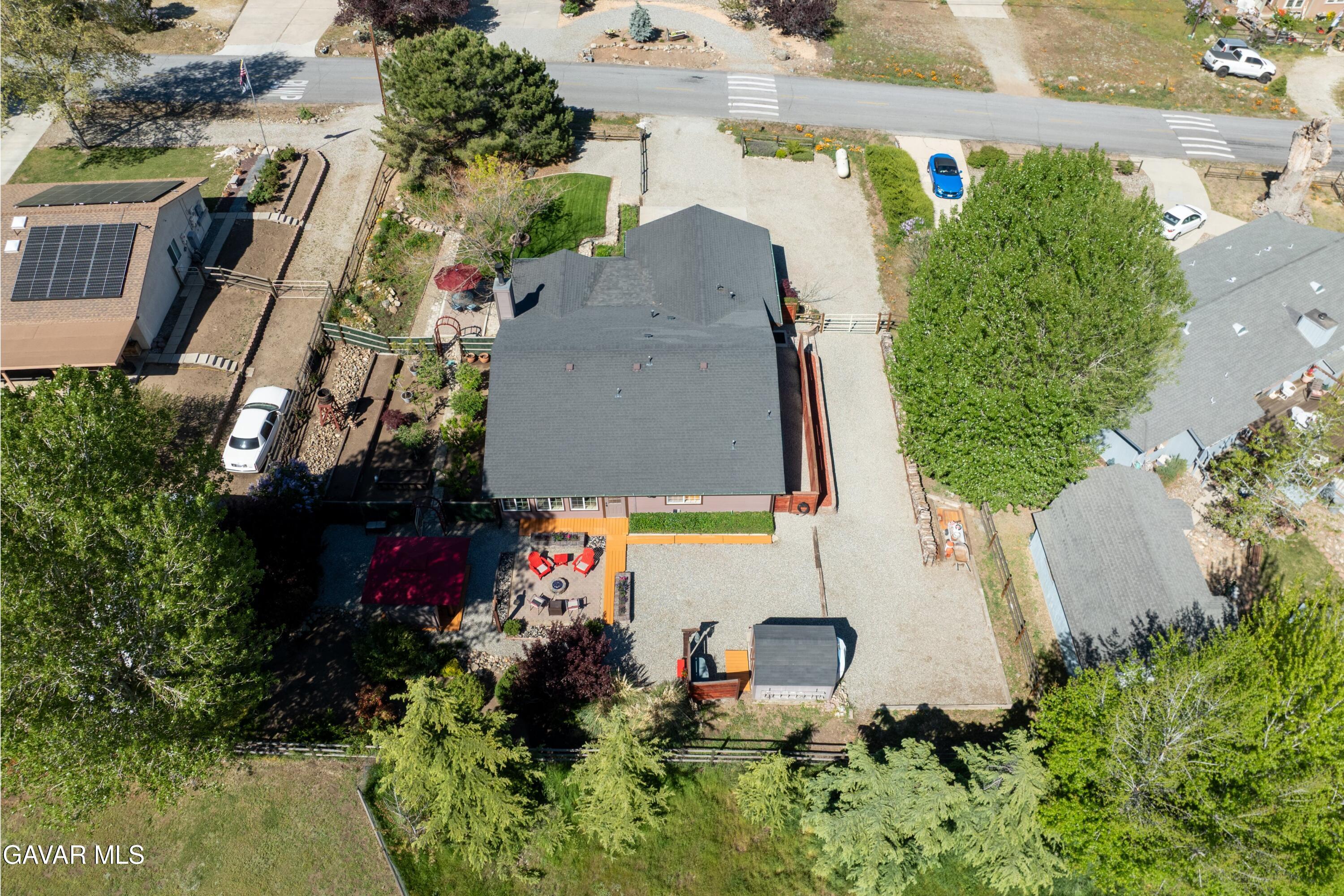 18250 Arosa Road Tehachapi, CA 93561 - Photo 46 of 71 an aerial view of a house
