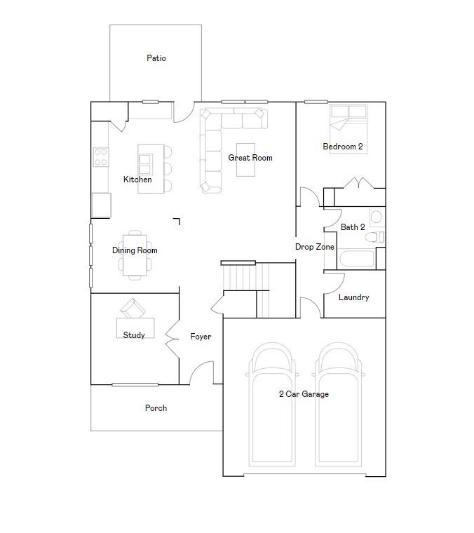 219 Goldfinch Road Mount Juliet, TN 37122 - Photo 3 of 58 a picture of a room with a white wall and white cabinet