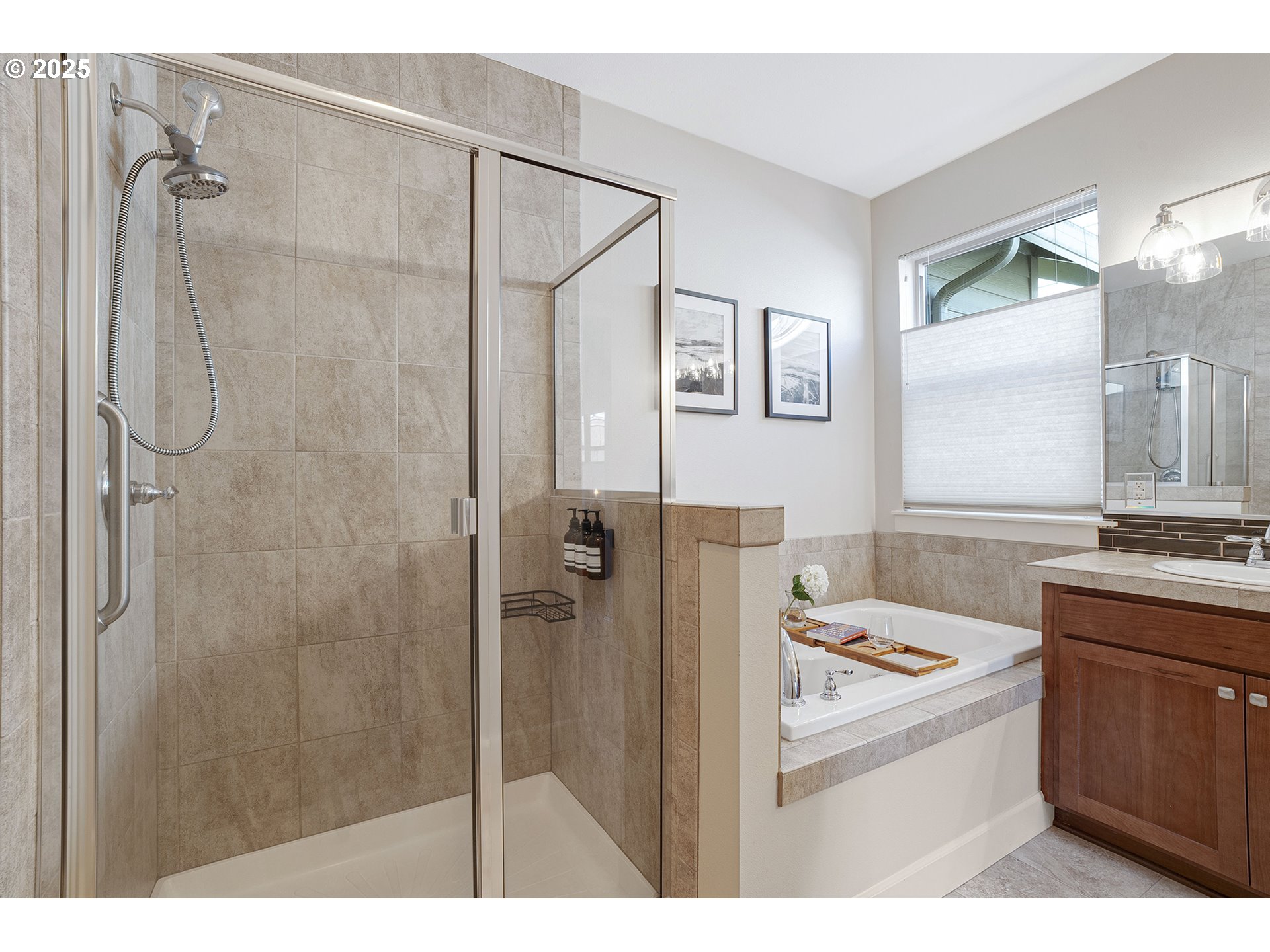 3571 Southwest 31st Street Gresham, OR 97080 - Photo 29 of 37 a bathroom with a sink a bath tub and a shower