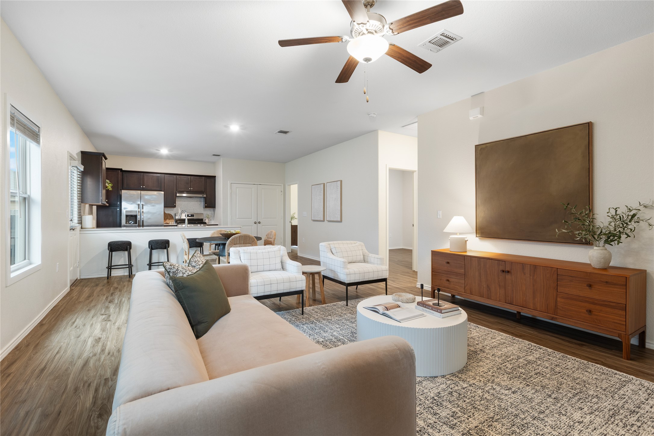 7101 Spirit Hill Road Austin, TX 78744 - Photo 2 of 40 Spacious, open layout with a nicely sized living area.