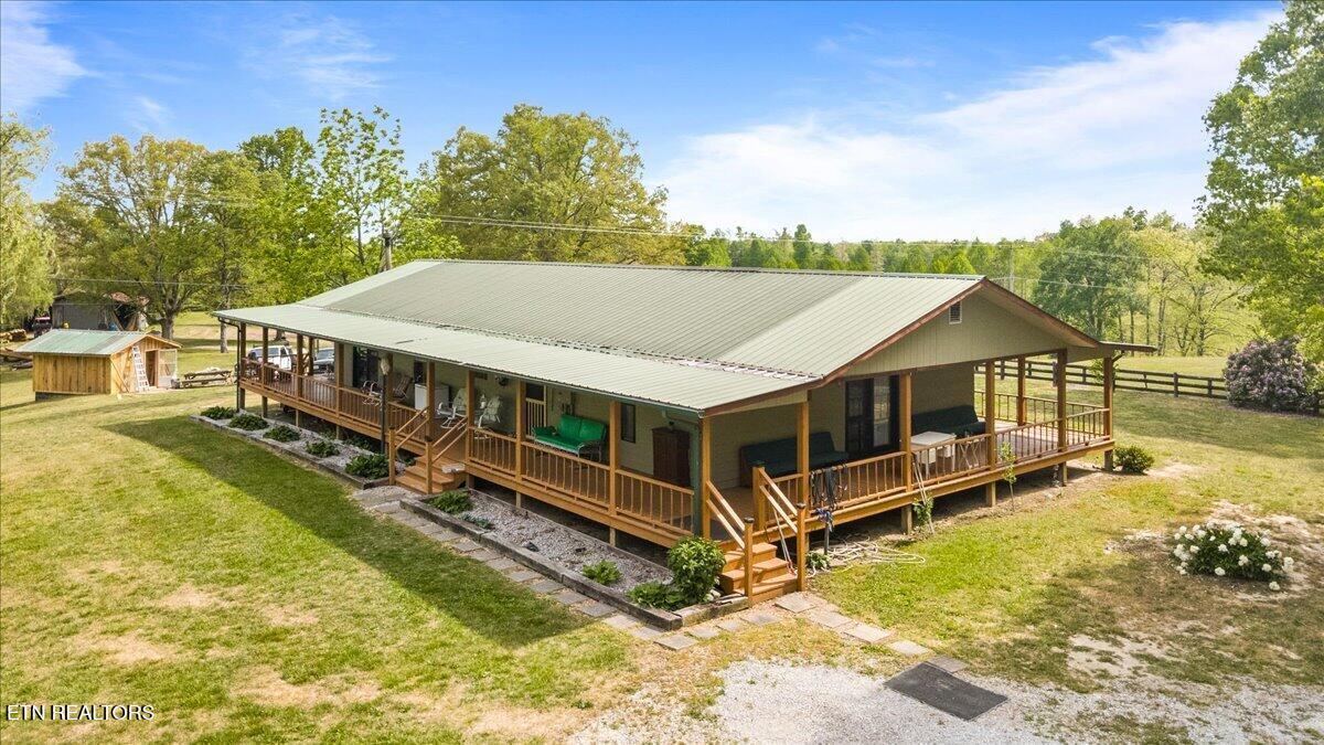 2670 Leatherwood Ford Road Jamestown, TN 38556 - Photo 39 of 57 Rear of Home - Drone