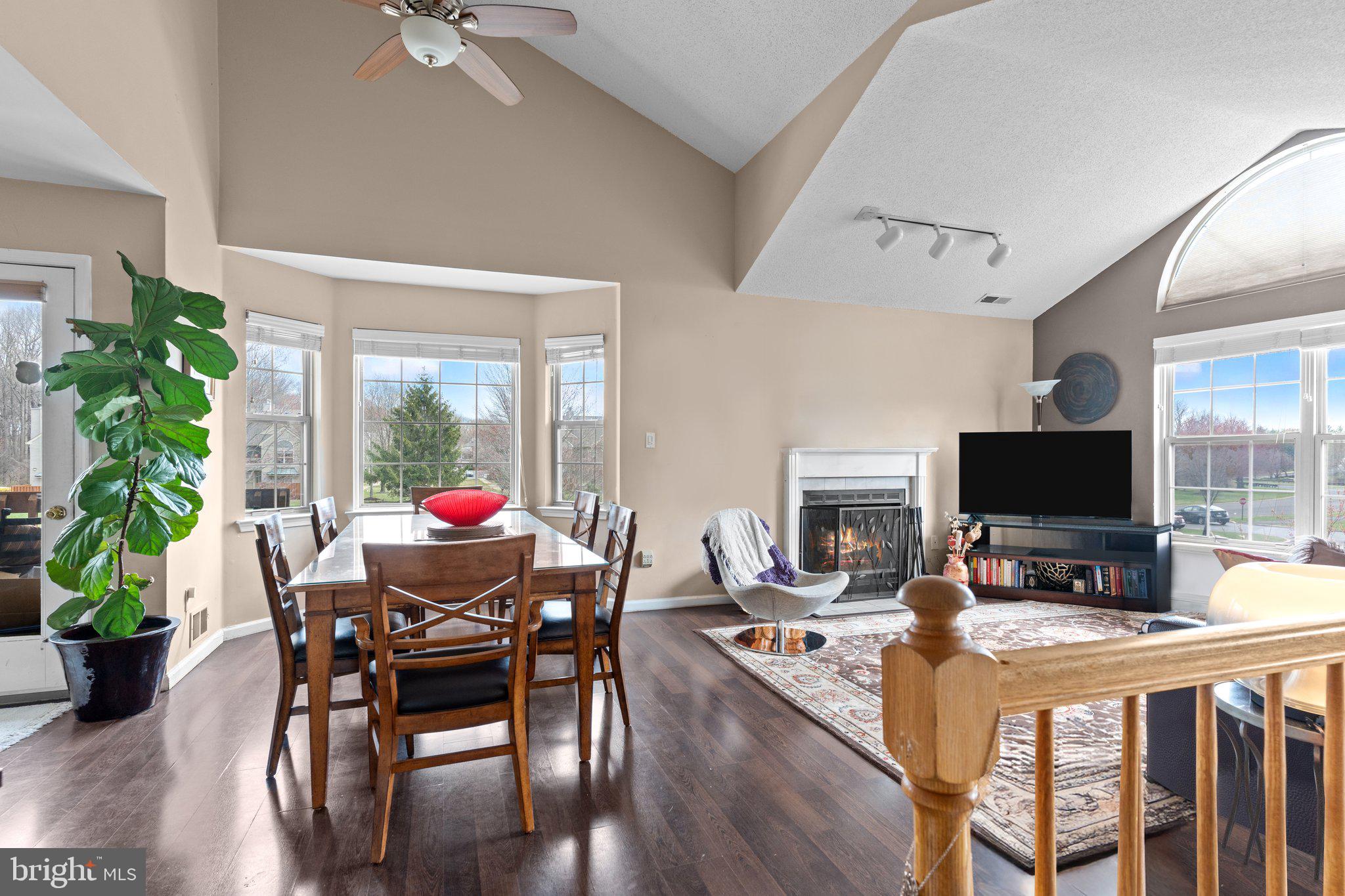 2404 Brookhaven Drive, Unit 330 Yardley, PA 19067 - Photo 10 of 27 a view of a dining room with furniture window and wooden floor