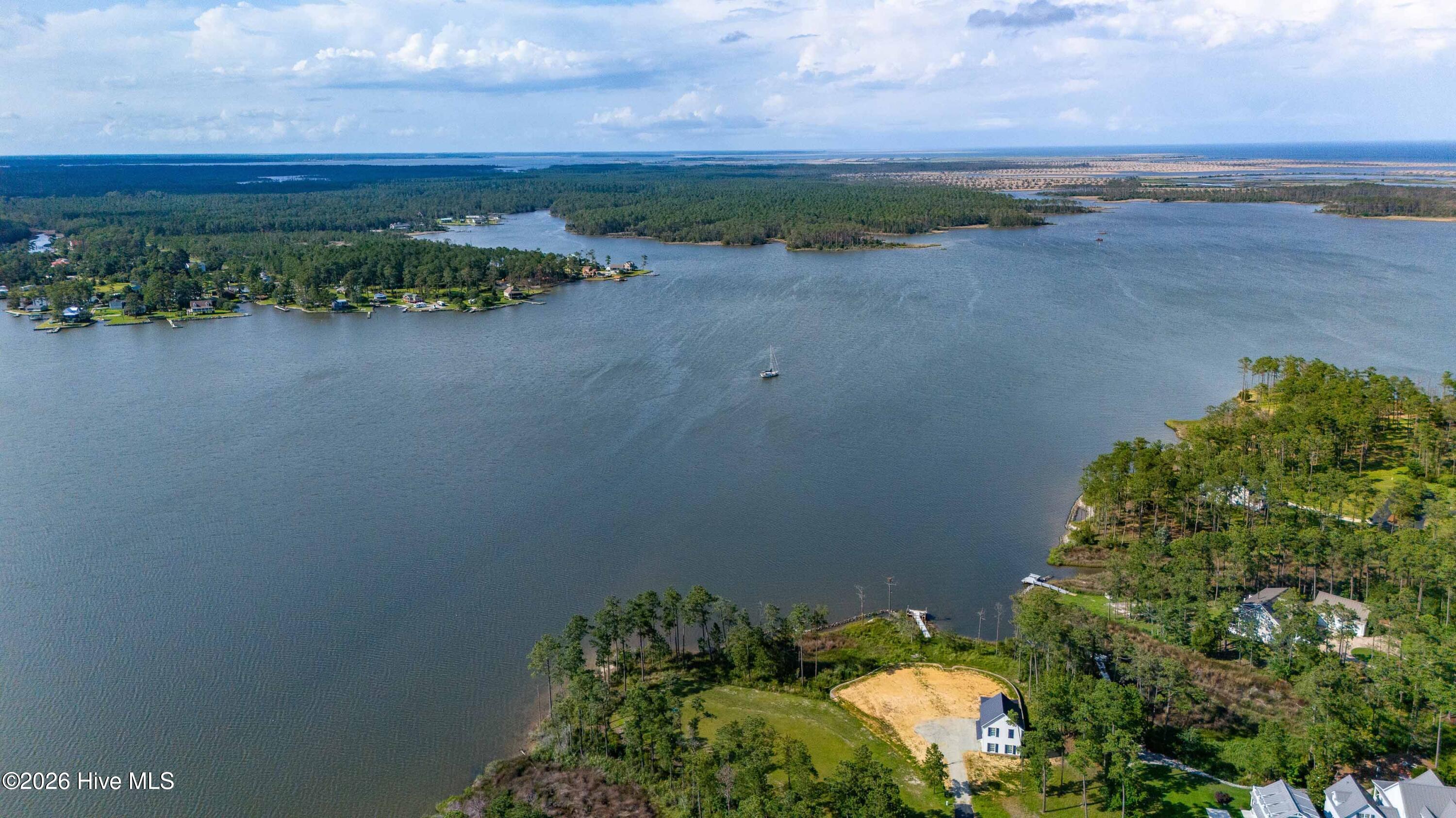 88 Oyster Point Road Oriental, NC 28571 - Photo 8 of 30 008_Aerial View Water