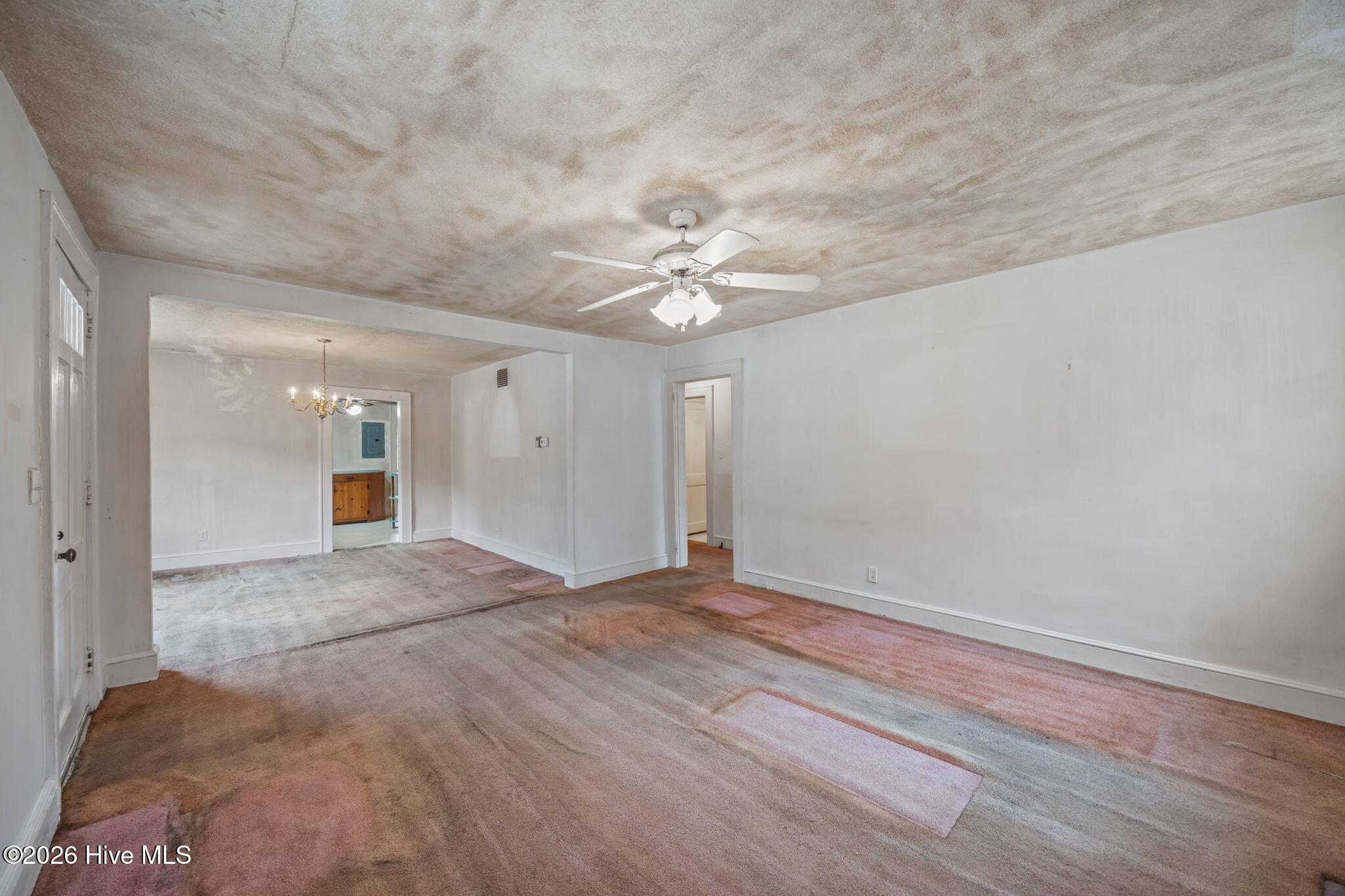 3825 Highway 102 Ayden, NC 28513 - Photo 7 of 42 Living Room - view into Dining Room