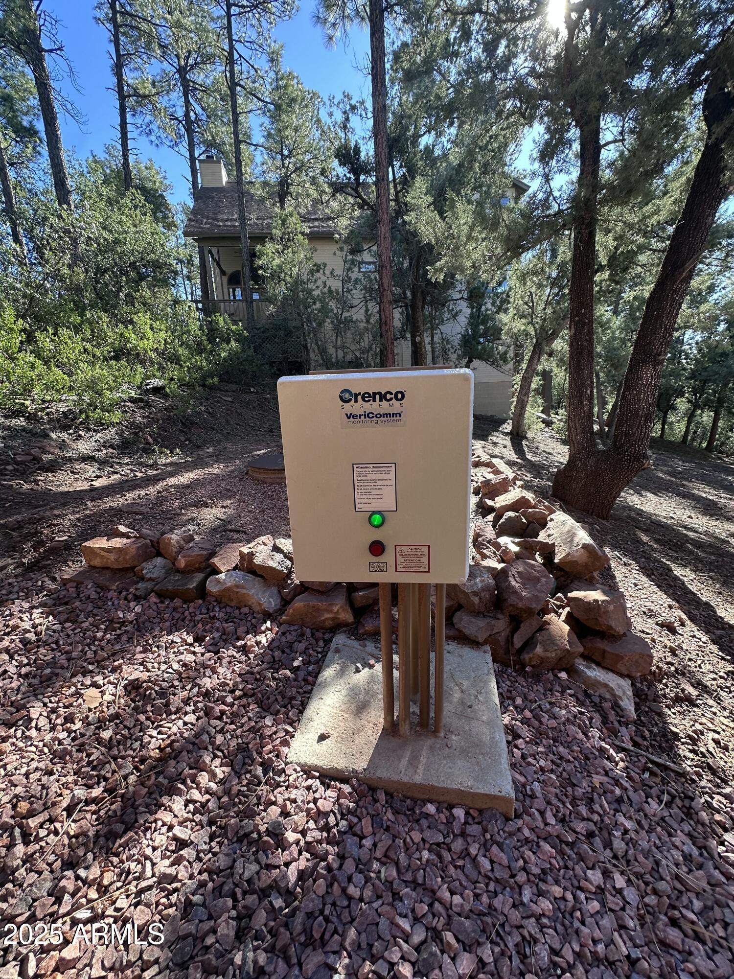 3457 Whispering Pines Road Pine, AZ 85544 - Photo 15 of 27 a view of a backyard with sitting area
