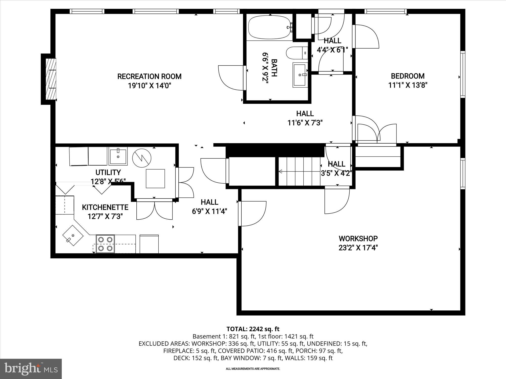 1116 Tiffany Road Silver Spring, MD 20904 - Photo 74 of 76 1st_floor_1116_tiffany_road_silver_spring_with_dim