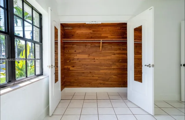 a view of outdoor space with a garden