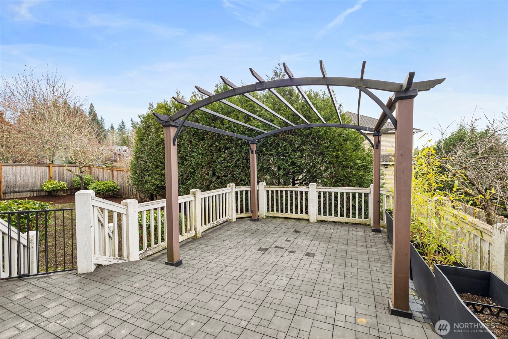 2018 242nd Street Southeast Bothell, WA 98021 - Photo 23 of 26 a view of a wooden deck with a outdoor space
