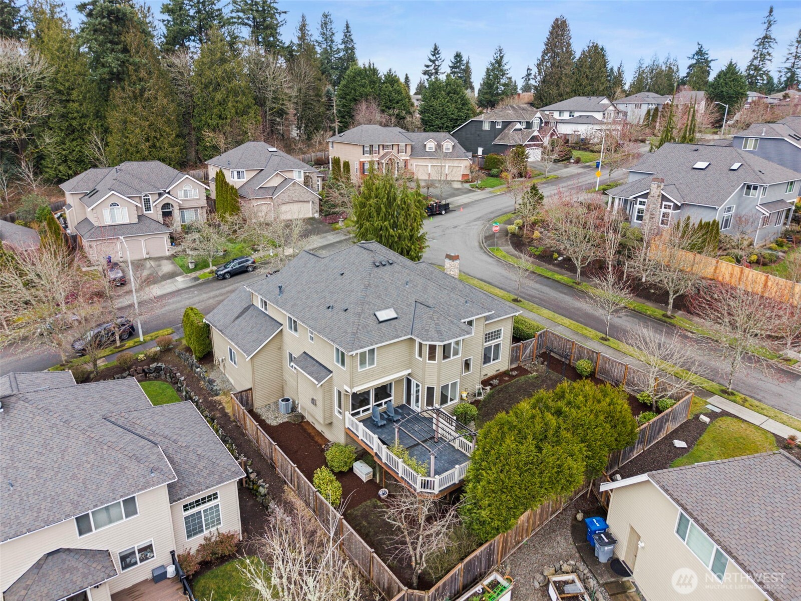 2018 242nd Street Southeast Bothell, WA 98021 - Photo 26 of 26 an aerial view of multiple houses with a city street