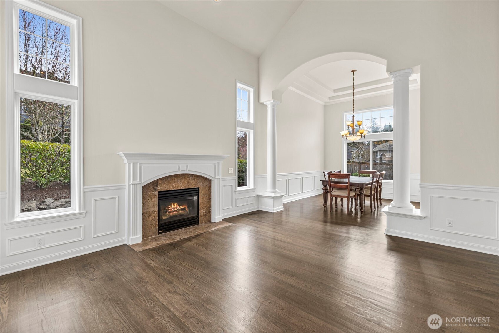 2018 242nd Street Southeast Bothell, WA 98021 - Photo 4 of 26 a view of a livingroom with furniture and a fireplace