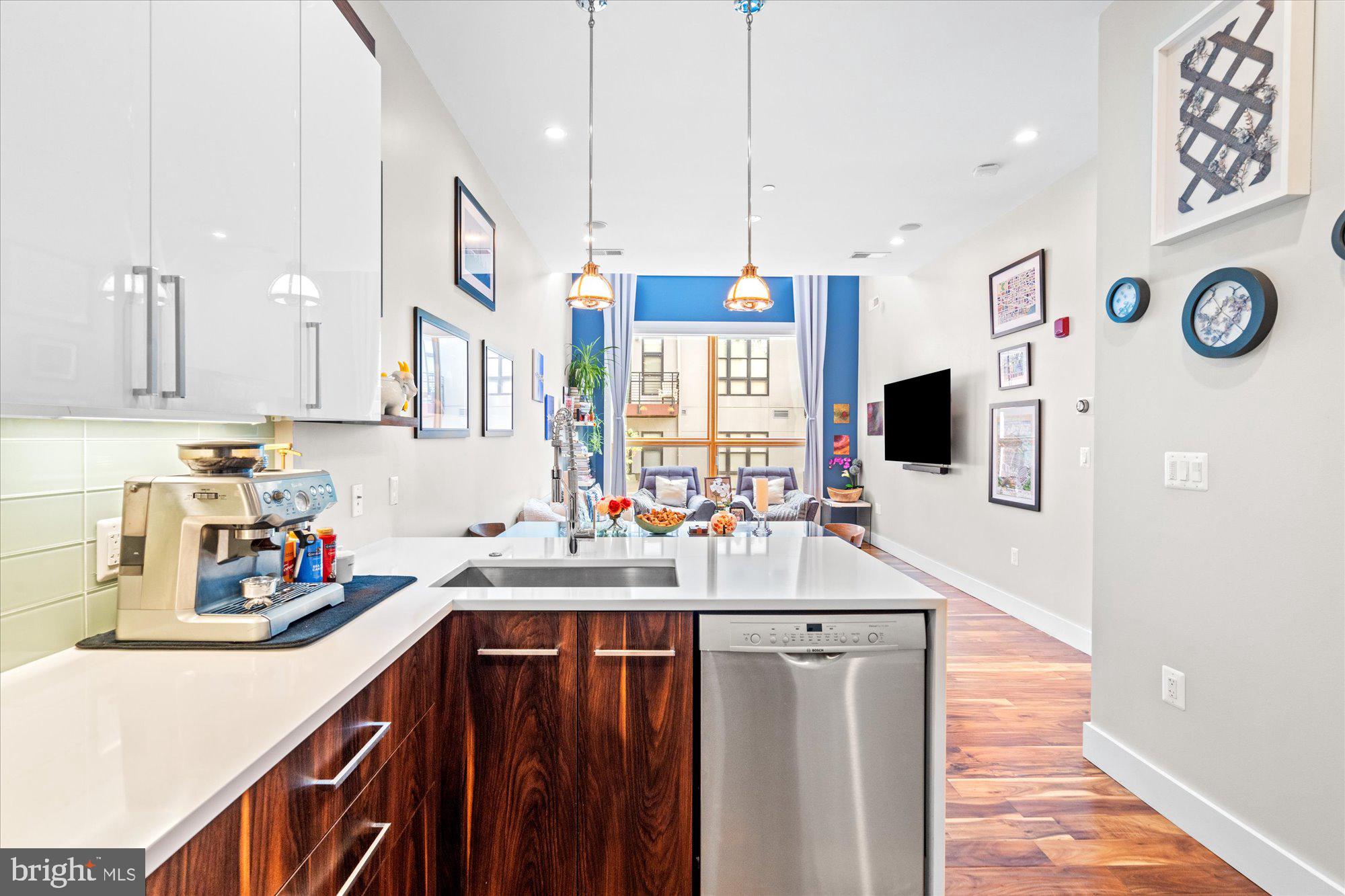 1337 K Street Southeast, Unit PH2 Washington, DC 20003 - Photo 3 of 22 Modern kitchen with stylish accents.