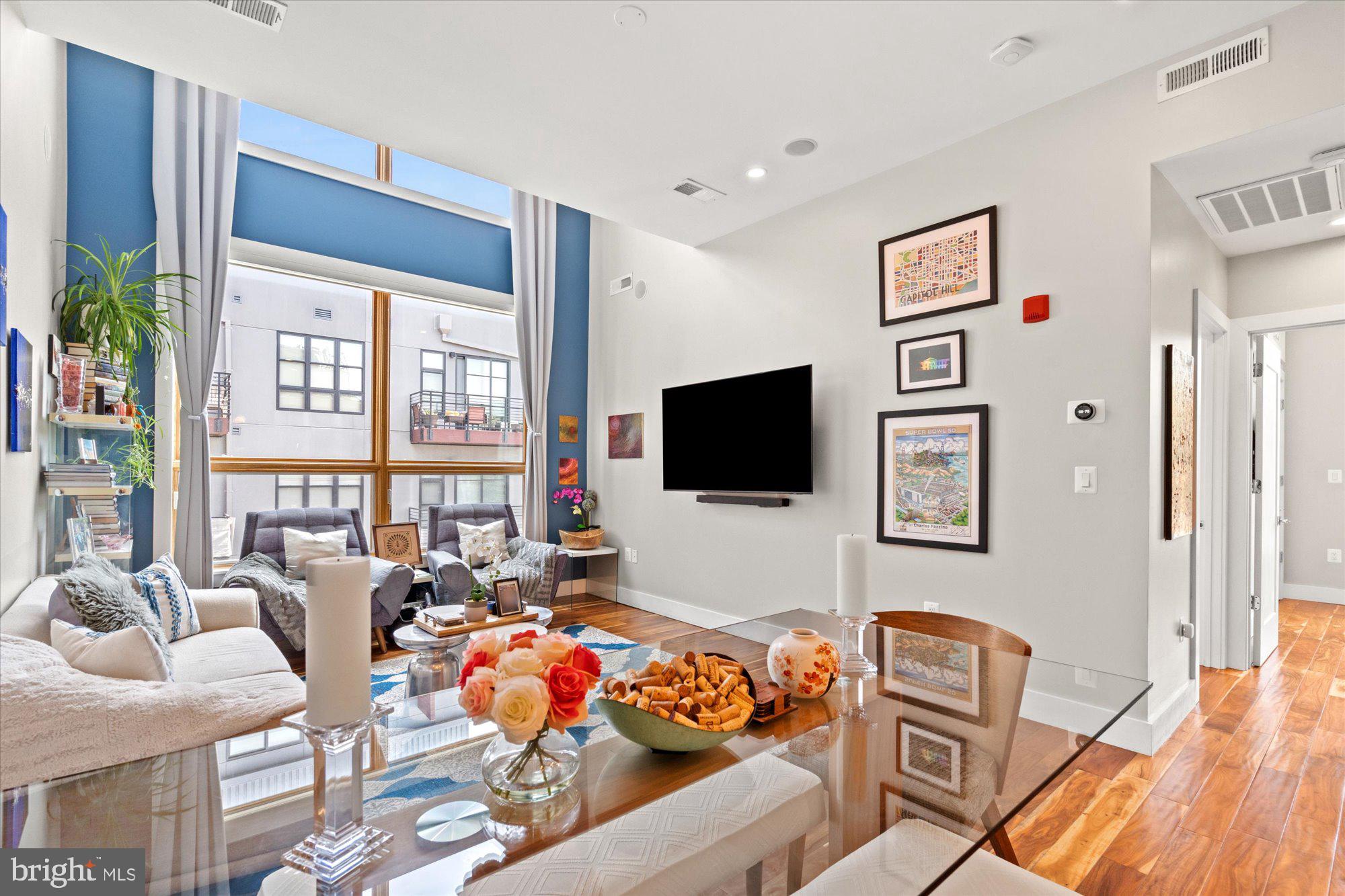 1337 K Street Southeast, Unit PH2 Washington, DC 20003 - Photo 6 of 22 Bright and airy urban retreat.