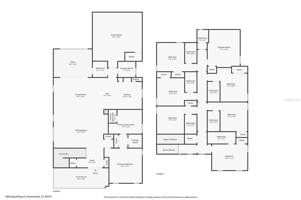 7423 Sparkling Court Reunion, FL 34747 - Photo 62 of 62 a picture of a bathroom with a shower