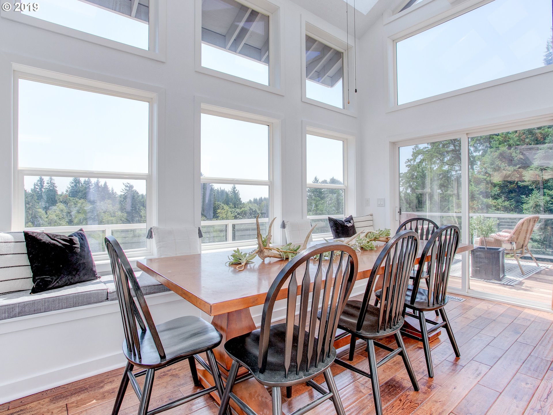 417 Northeast 299th Street Ridgefield, WA 98642 - Photo 24 of 32 a dining room with furniture window and outside view