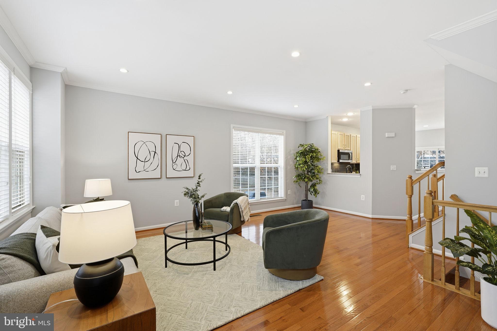 46600 Chase View Terrace Sterling, VA 20164 - Photo 4 of 38 a living room with furniture a rug and a large window