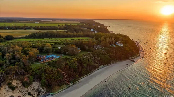 a view of lake and mountain