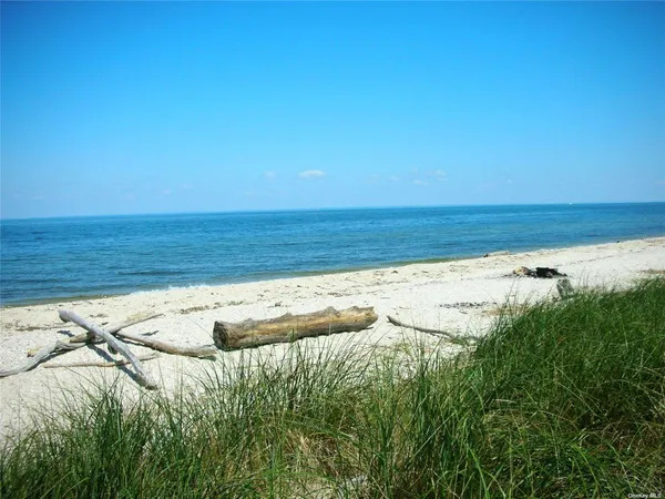 a view of an ocean and beach