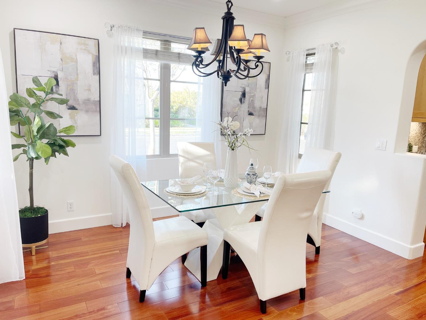 1325 Dahlia Loop San Jose, CA 95126 - Photo 4 of 31 a view of a dining room with furniture window and wooden floor