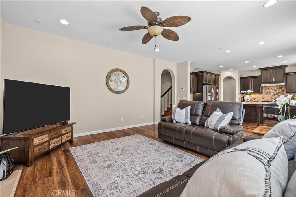 28640 Farrier Drive Valencia, CA 91354 - Photo 15 of 67 a living room with furniture and a flat screen tv