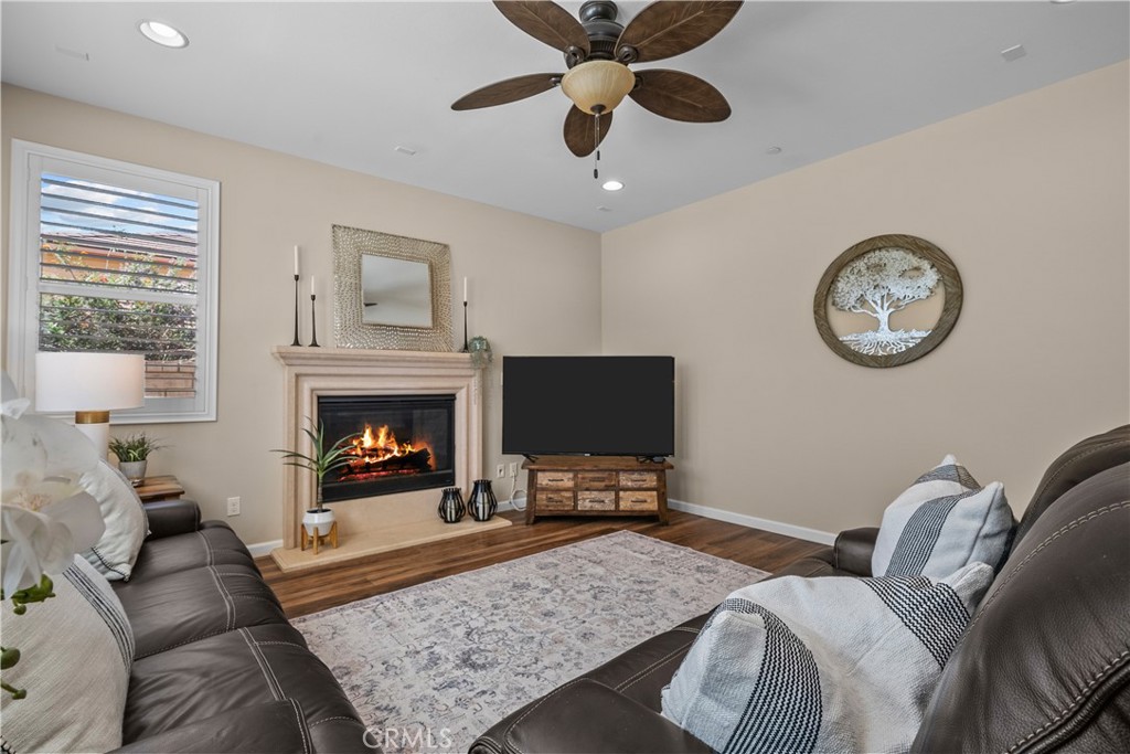 28640 Farrier Drive Valencia, CA 91354 - Photo 16 of 67 a living room with furniture and a fireplace