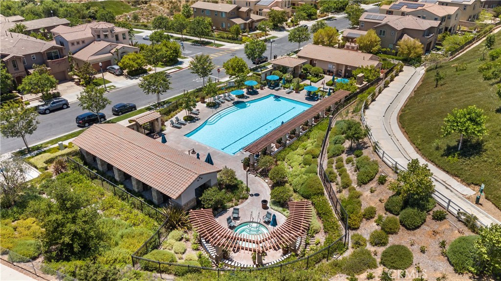 28640 Farrier Drive Valencia, CA 91354 - Photo 65 of 67 an aerial view of a house with a garden