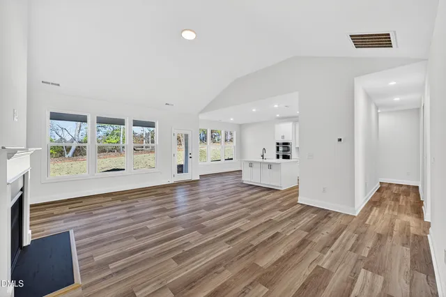 a view of an empty room