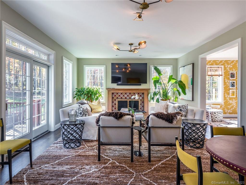220 Painter Hill Road Roxbury, CT 06783 - Photo 11 of 40 Family Room. Fireplace can be wood burning or gas