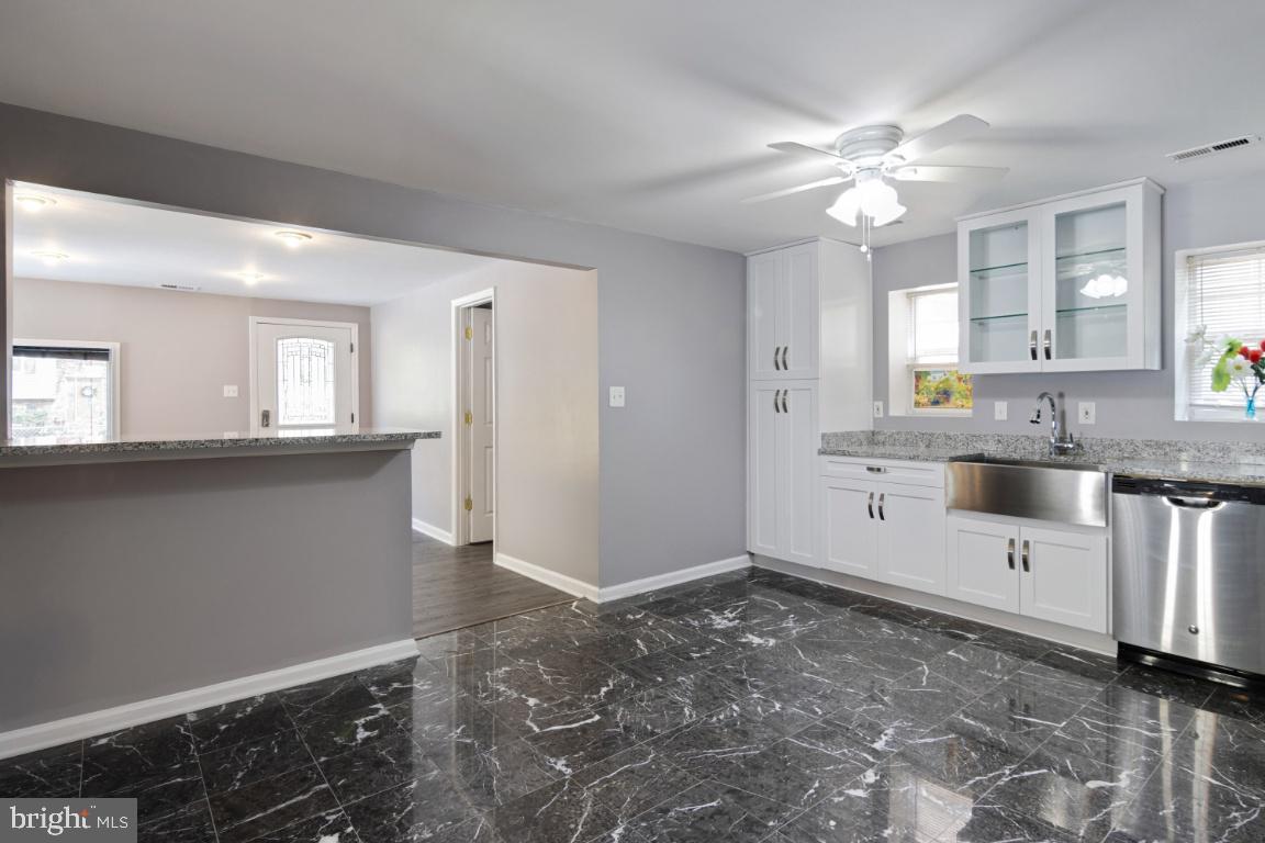 7845 Elizabeth Road Pasadena, MD 21122 - Photo 10 of 36 Updated kitchen with marble floors